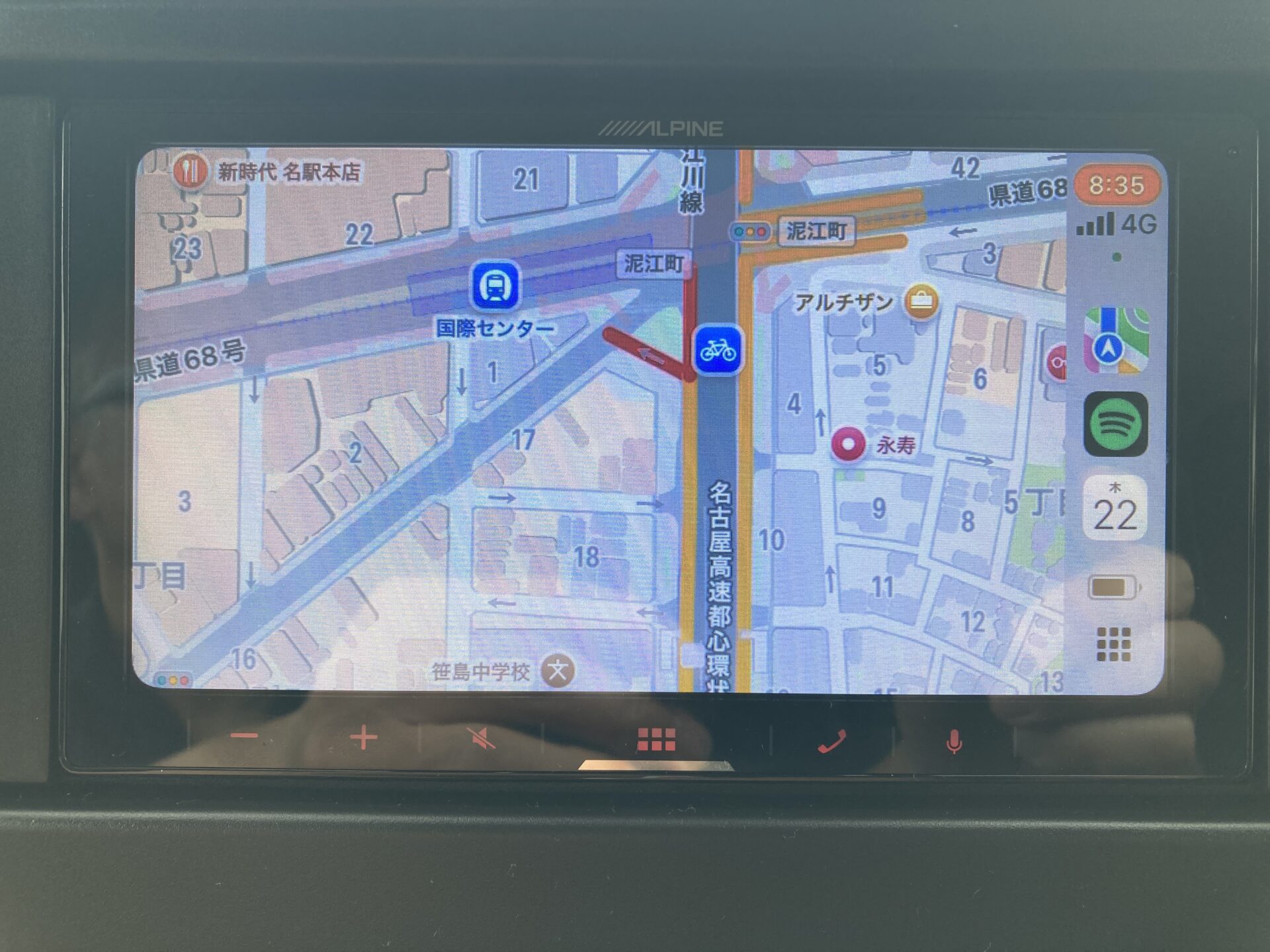 【ディスプレイオーディオ】「Google maps」とAppleの「マップ」どっちが良いのか？