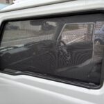 【メッシュサンシェード】運転席と助手席の窓にマグネット式で取付簡単な必需品！